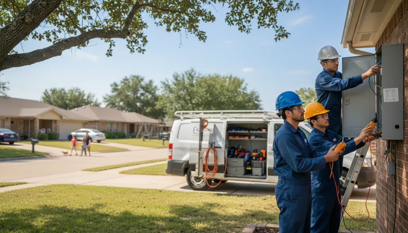 Certified electrician providing emergency electrical services in Bayard, NE